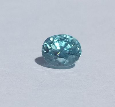 0.78 ct. Oval Natural Blue Zircon